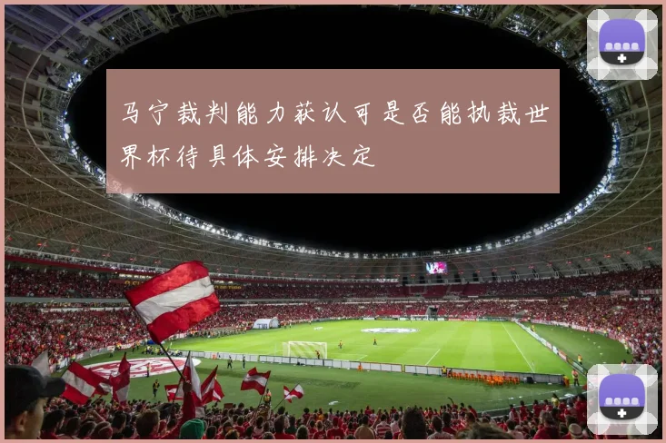马宁裁判能力获认可是否能执裁世界杯待具体安排决定